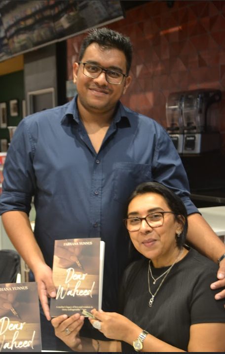 The book talk setting at the launch